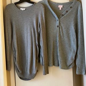 Womens maternity sweaters (Motherhood Maternity & Isabel Maternity)